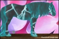 Horse Color:Thunderstruck Black Frame