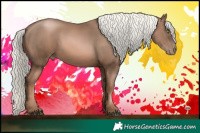 Horse Color:Liver Chestnut Pearl Mushroom 