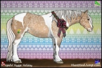 Horse Color:Silver Buckskin Ice Sabino Tobiano 