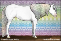 Horse Color:Gray Nacre Silver Amber Cream Champagne Roan Splash Tobiano Frame Near Leopard Rabicano