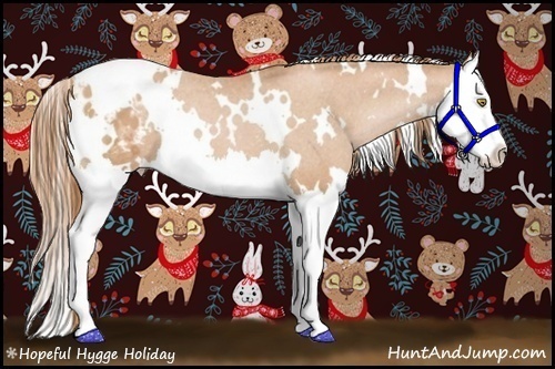 Horse Color:White Spotted Bay Pearl Splash Varnish 