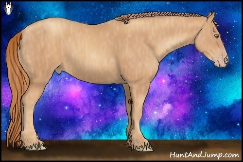 Horse Color:Gold Champagne Brindle