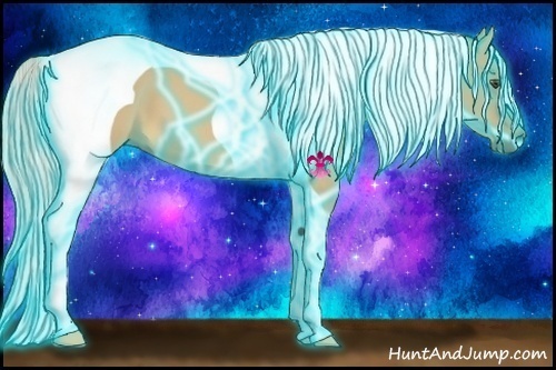 Horse Color:Thunderstruck Palomino Dun Tobiano 