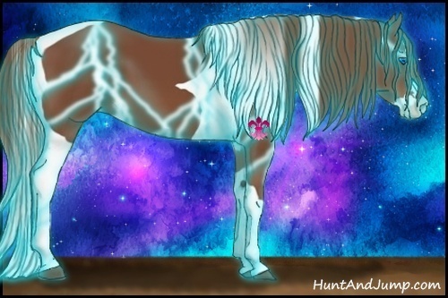 Horse Color:Thunderstruck Chestnut Splash Tobiano 