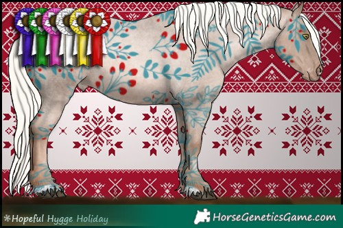 Horse Color:Liver Red Roan Pearl Mushroom Varnish Rabicano  Brindle