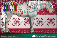 Horse Color:Liver Red Roan Pearl Mushroom Appaloosa Rabicano  Brindle