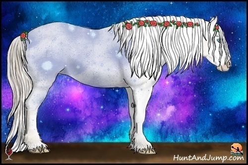 Horse Color:Chocolate Palomino Pearl Sabino Varnish Rabicano Brindle