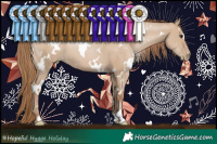 Horse Color:White Spotted Grullo Pearl