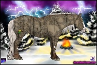 Horse Color:Silver Classic Champagne Ice Dun Splash Frame 