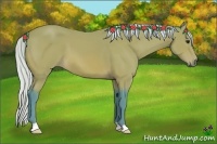 Horse Color:Watercolor Silver Bay