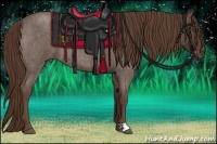 Horse Color:Liver Red Roan 