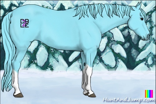 Horse Color:Watercolor Black 