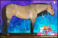 Horse Color:White Spotted Buckskin Dun 