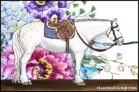 Horse Color:Silver Sable Champagne Dun Splash Frame Varnish 