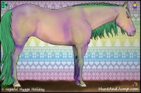 Horse Color:Watercolor Amber Champagne 
