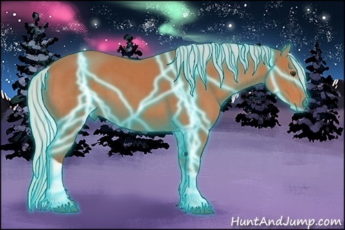 Horse Color:Thunderstruck Silver Bay Tobiano 