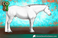 Horse Color:Liver Chestnut Mushroom Sabino Appaloosa 