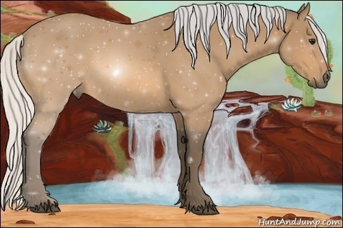 Horse Color:Silver Buckskin 