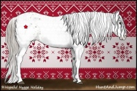 Horse Color:White Spotted Chocolate Palomino