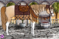 Horse Color:Bay Pearl Splash Frame 