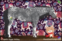 Horse Color:White Spotted Black Ice