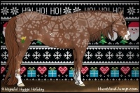 Horse Color:Chestnut Ice Sabino 