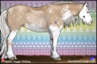 Horse Color:Silver Black Pearl Sabino Splash Rabicano 
