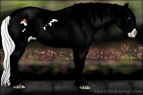 Horse Color:Watercolor Chocolate Palomino Pearl Splash Varnish