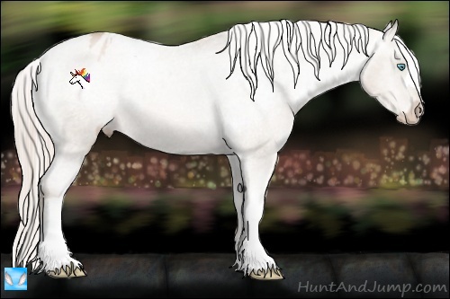 Horse Color:Chocolate Palomino Pearl Varnish