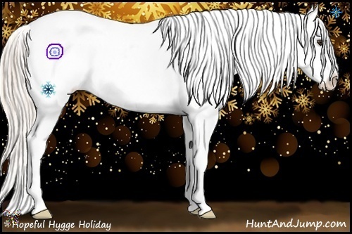Horse Color:Silver Bay Snowflake Varnish