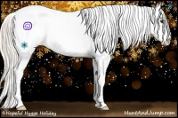 Horse Color:Silver Bay Snowflake Varnish