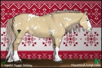 Horse Color:White Spotted Chocolate Palomino Dun Splash 