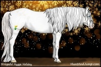 Horse Color:Gold Cream Champagne Pearl Sabino Splash Tobiano Varnish Rabicano