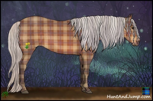 Horse Color:Plaid Silver Bay