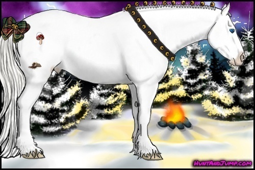 Horse Color:Chocolate Palomino Pearl Mushroom Splash Varnish Rabicano
