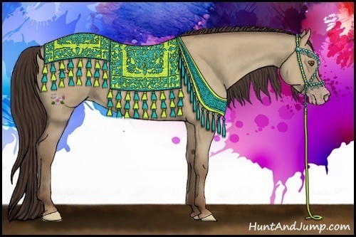 Horse Color:Classic Champagne Dun 