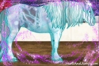 Horse Color:Thunderstruck Grullo Splash Tobiano 