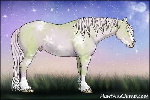 Horse Color:Watercolor Chocolate Palomino Ice Pearl Sabino Splash 