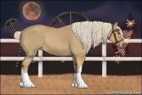 Horse Color:Palomino Rabicano