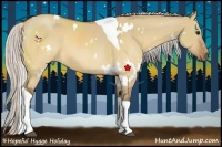 Horse Color:White Spotted Silver Brown Dun Tobiano