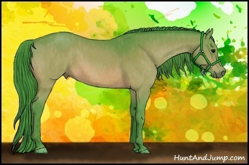 Horse Color:Watercolor Bay  Brindle