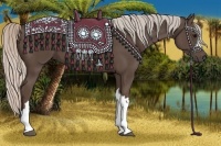 Horse Color:Silver Black 