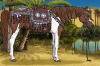 Horse Color:Chestnut Tobiano