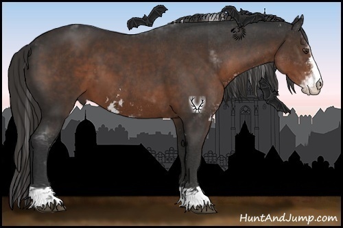 Horse Color:Liver Chestnut Sabino