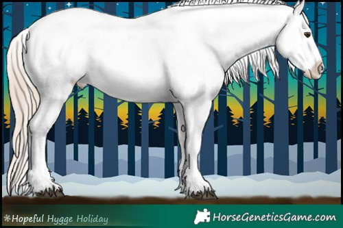 Horse Color:Chestnut Ice Snowcap 