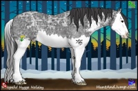 Horse Color:Smoky Black Ice Sabino Splash