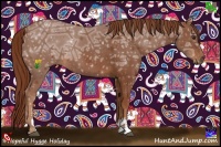 Horse Color:Chestnut Ice Sabino 