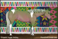 Horse Color:Watercolor Silver Bay Tobiano
