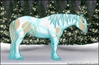 Horse Color:Thunderstruck Gold Champagne Dun Tobiano