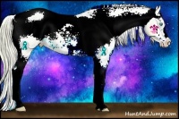Horse Color:Watercolor Cremello Sabino Varnish Rabicano